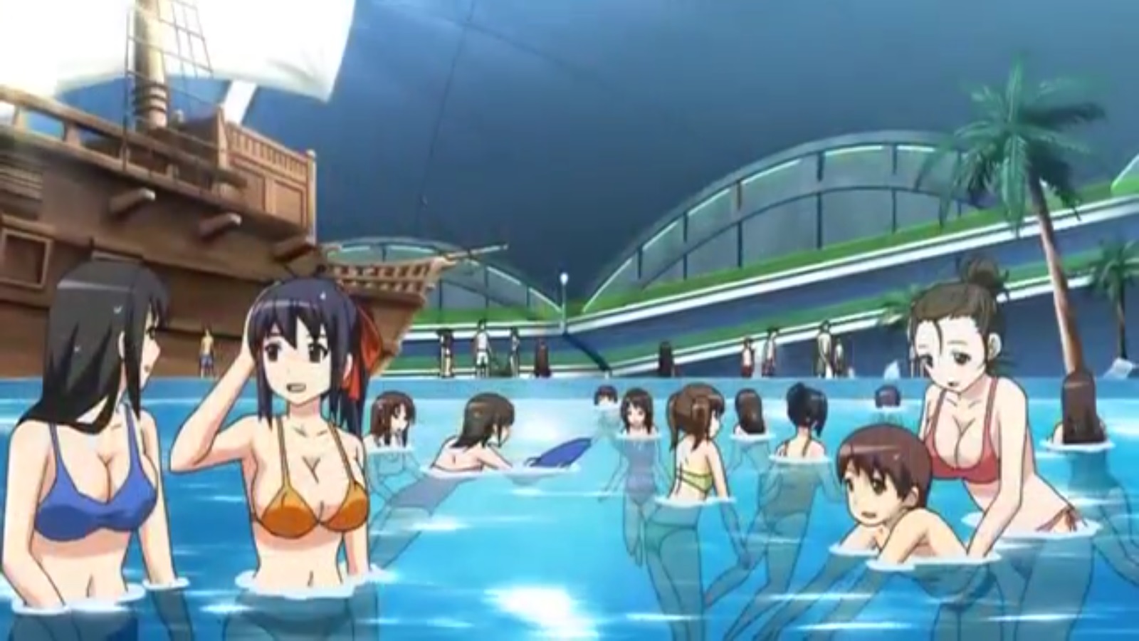 Pool In Japan Cartoon Xxx - Tropical Kiss 2 Hentai Sex Resort Cartoon Porn